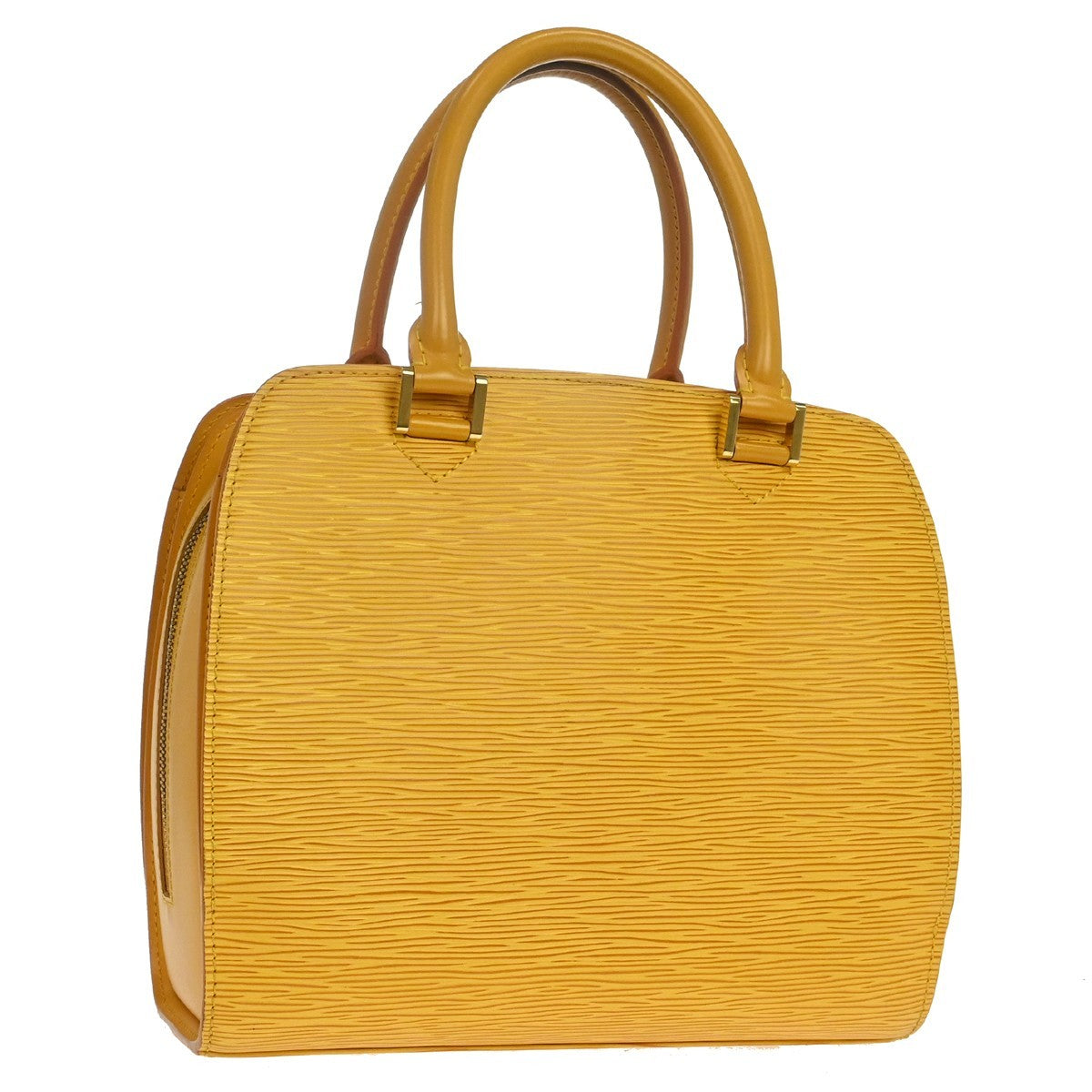Louis Vuitton Pont Neuf Epi, Yellow, Leather, Handbag