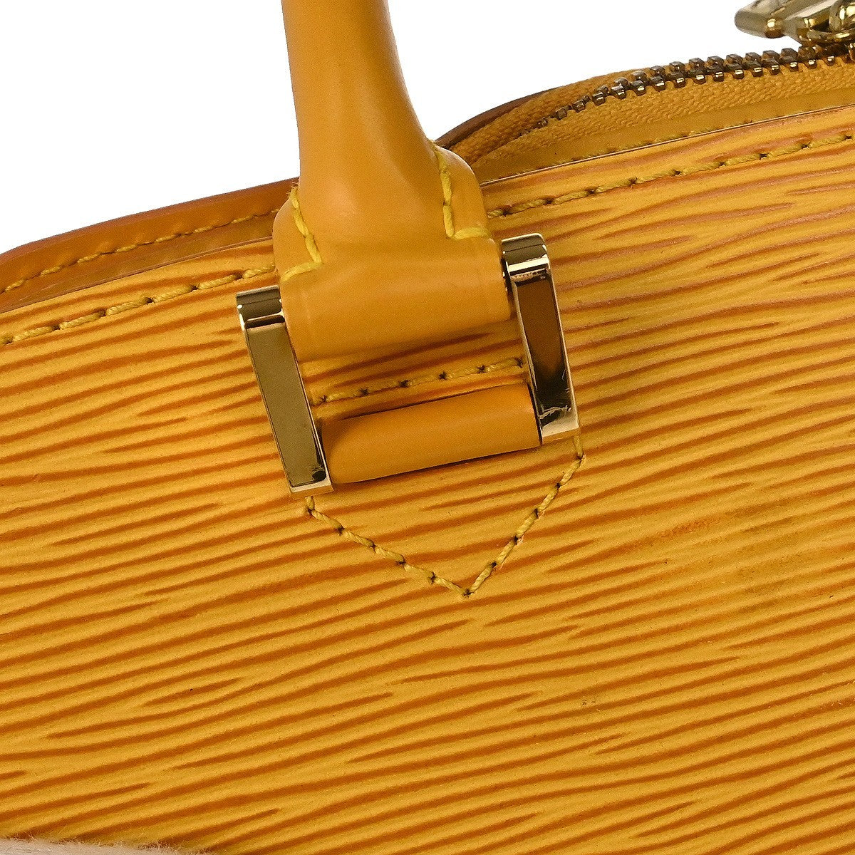 Louis Vuitton Pont Neuf Epi Leather, Yellow, Leather, Handbag