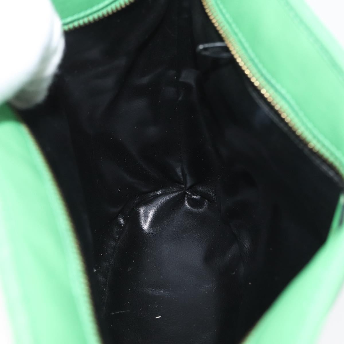 Celine Vintage Leather, Green, Leather, Shoulder Bag