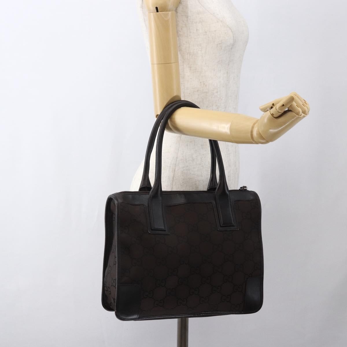 Gucci GG Canvas Canvas, Brown, Canvas, Tote Bag