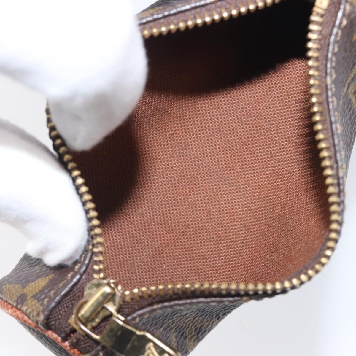 Louis Vuitton golf ball case monogram, Brown, Canvas, Clutch