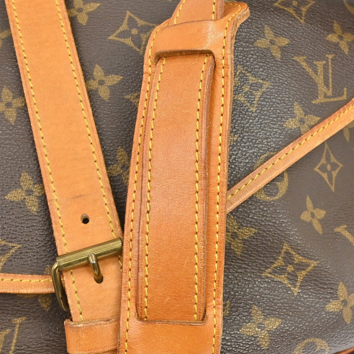 Louis Vuitton Saumur Monogram, Brown, Canvas, Shoulder Bag