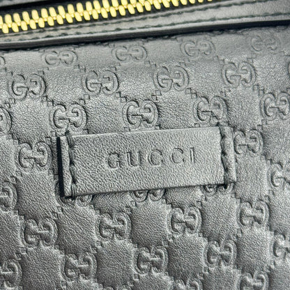 Gucci Joy Boston Microguccissima Leather, Black, Leather, Handbag