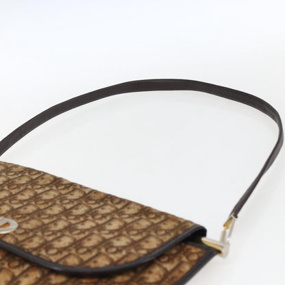 Christian Dior Vintage Trotter Canvas, Brown, Canvas, Shoulder Bag