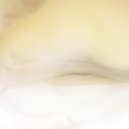 Celine Triangle Leather, White, Leather, Shoulder Bag