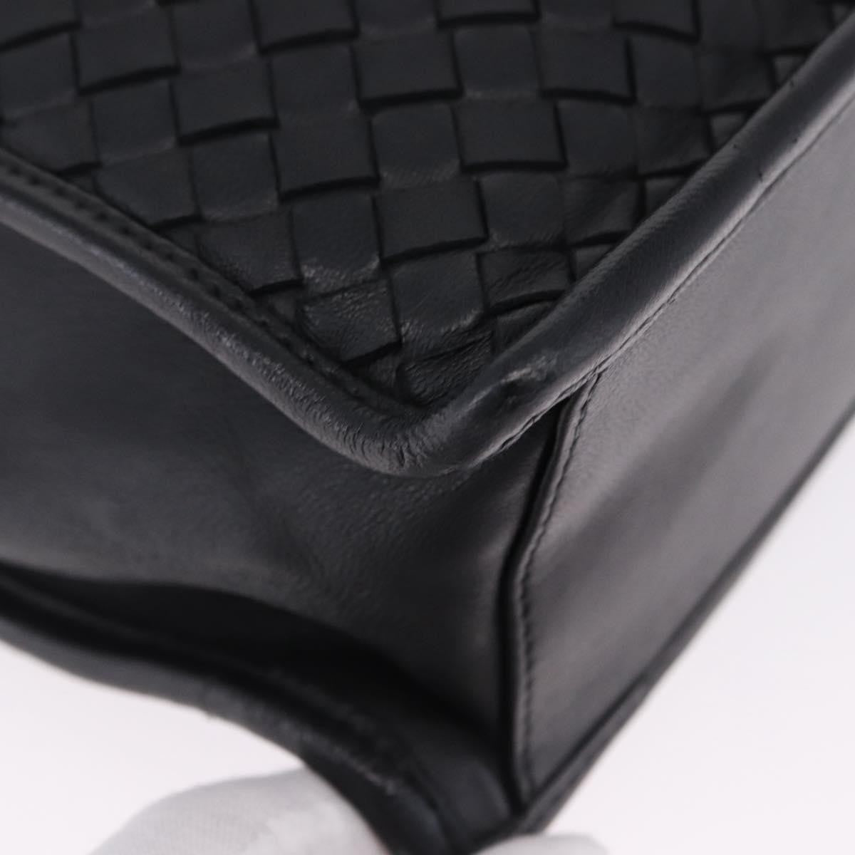 Bottega Veneta Envelope Intrecciato Nappa, Black, Leather, Briefcase