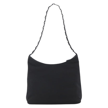 Salvatore Ferragamo Shoulder Bag Canvas, Black, Canvas, Shoulder Bag