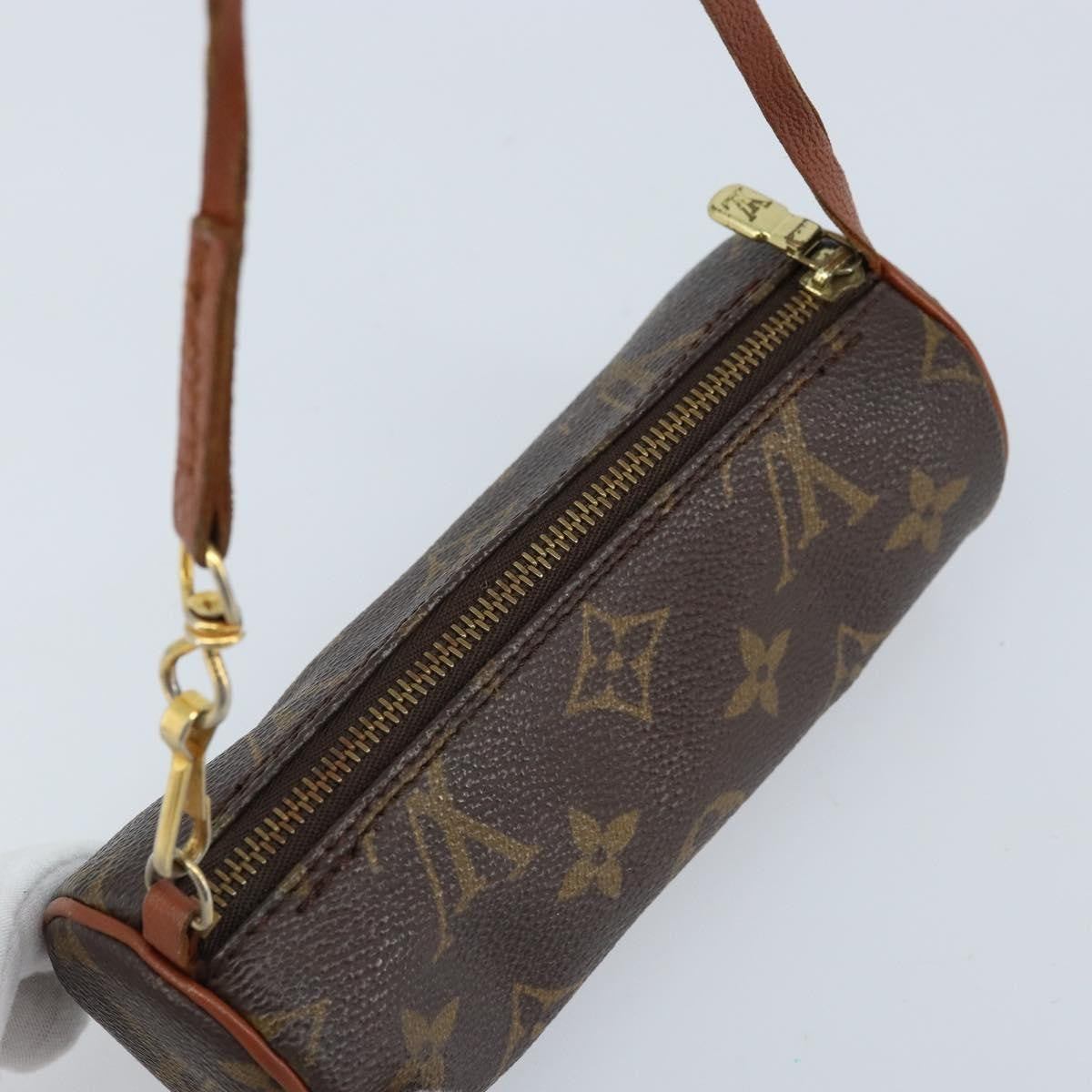 Louis Vuitton Papillon Pochette Monogram Canvas, Brown, Canvas, Clutch