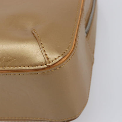 Louis Vuitton Mat Malden Monogram Vernis, Beige, Canvas, Handbag