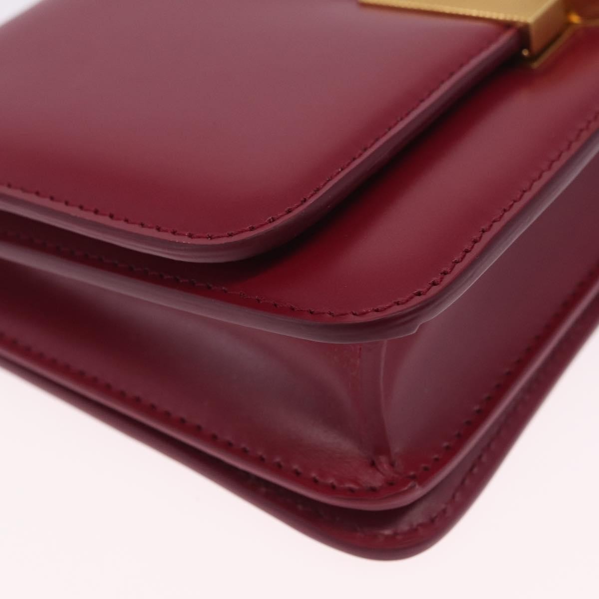 Bottega Veneta BV Classic Spazzolato Leather, Red, Leather, Handbag