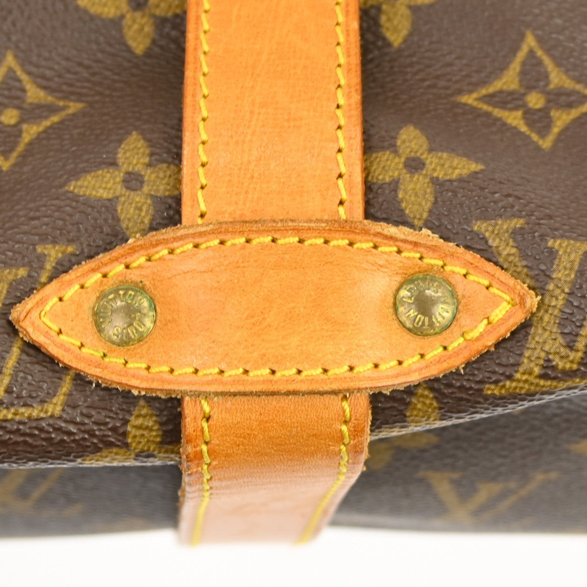 Louis Vuitton Saumur Monogram Canvas, Brown, Canvas, Shoulder Bag