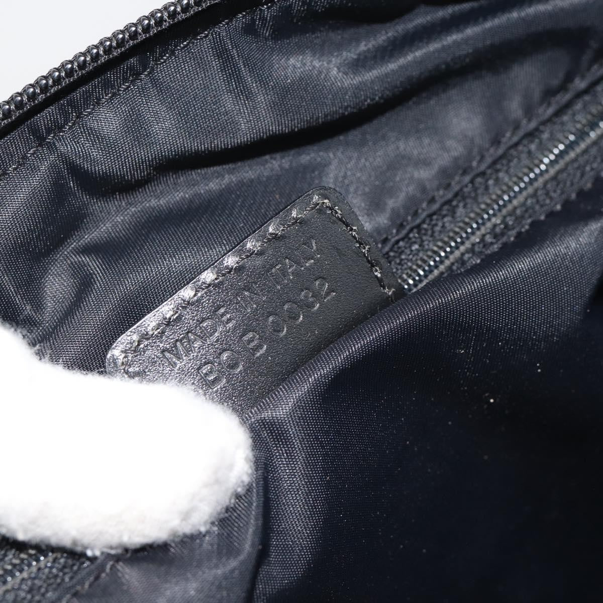 Christian Dior Vintage Trotter Messenger Diorissimo Canvas, Black, Canvas, Shoulder Bag