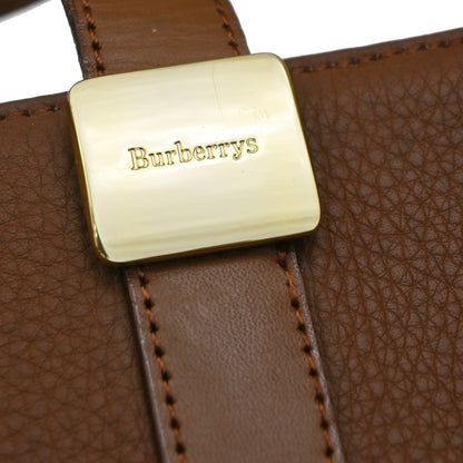 Burberry Vintage Zip Leather, Brown, Leather, Tote Bag