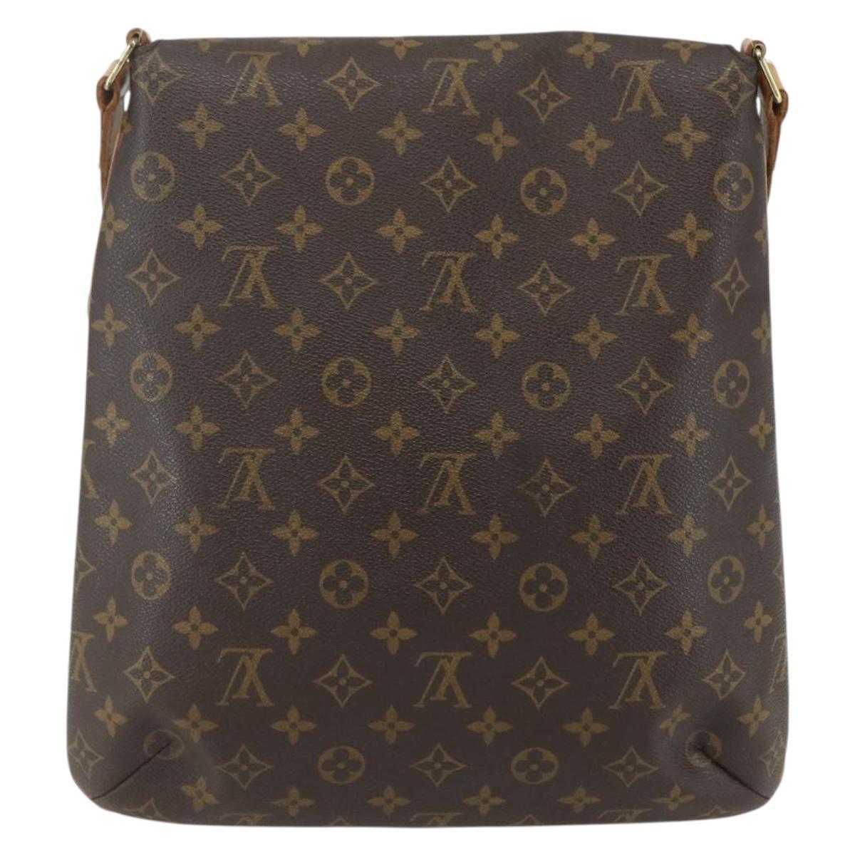Louis Vuitton Musette Salsa Handbag Monogram Canvas, BROWN, CANVAS, Shoulder bag