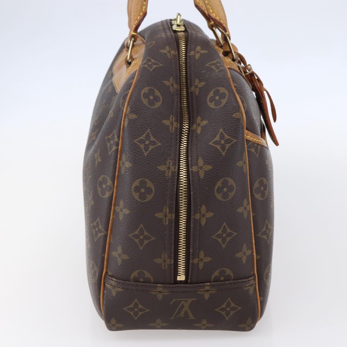 Louis Vuitton Deauville Handbag Monogram Canvas, BROWN, CANVAS, Handbag