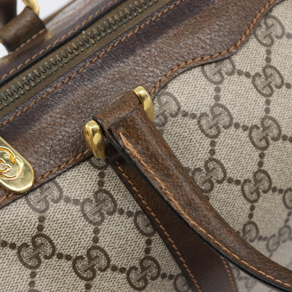 Gucci GG supreme GG canvas, Beige, PVC, Handbag
