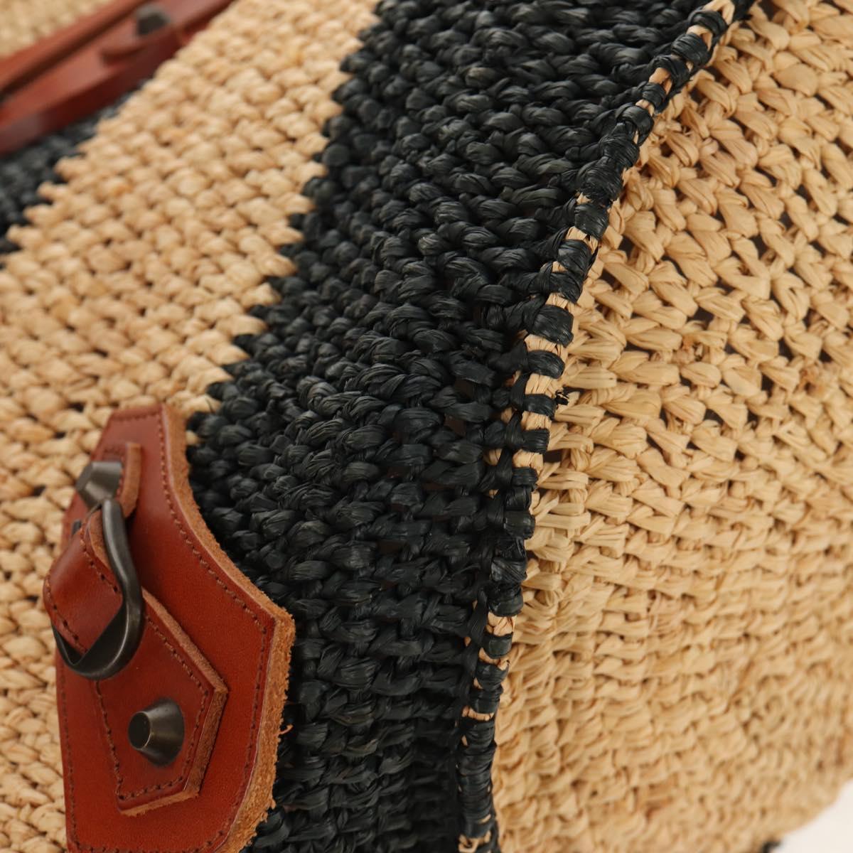 Balenciaga Vintage handbag Leather, "BEIGE,BLACK", LEATHER,WOOD, Handbag