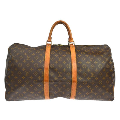 Louis Vuitton Keepall Monogram Canvas, Brown, Canvas, Travel Bag