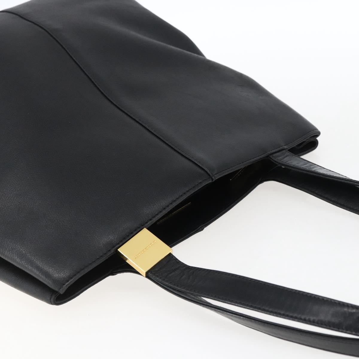 Burberry Vintage Leather, Black, Leather, Tote Bag
