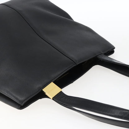 Burberry Vintage Leather, Black, Leather, Tote Bag
