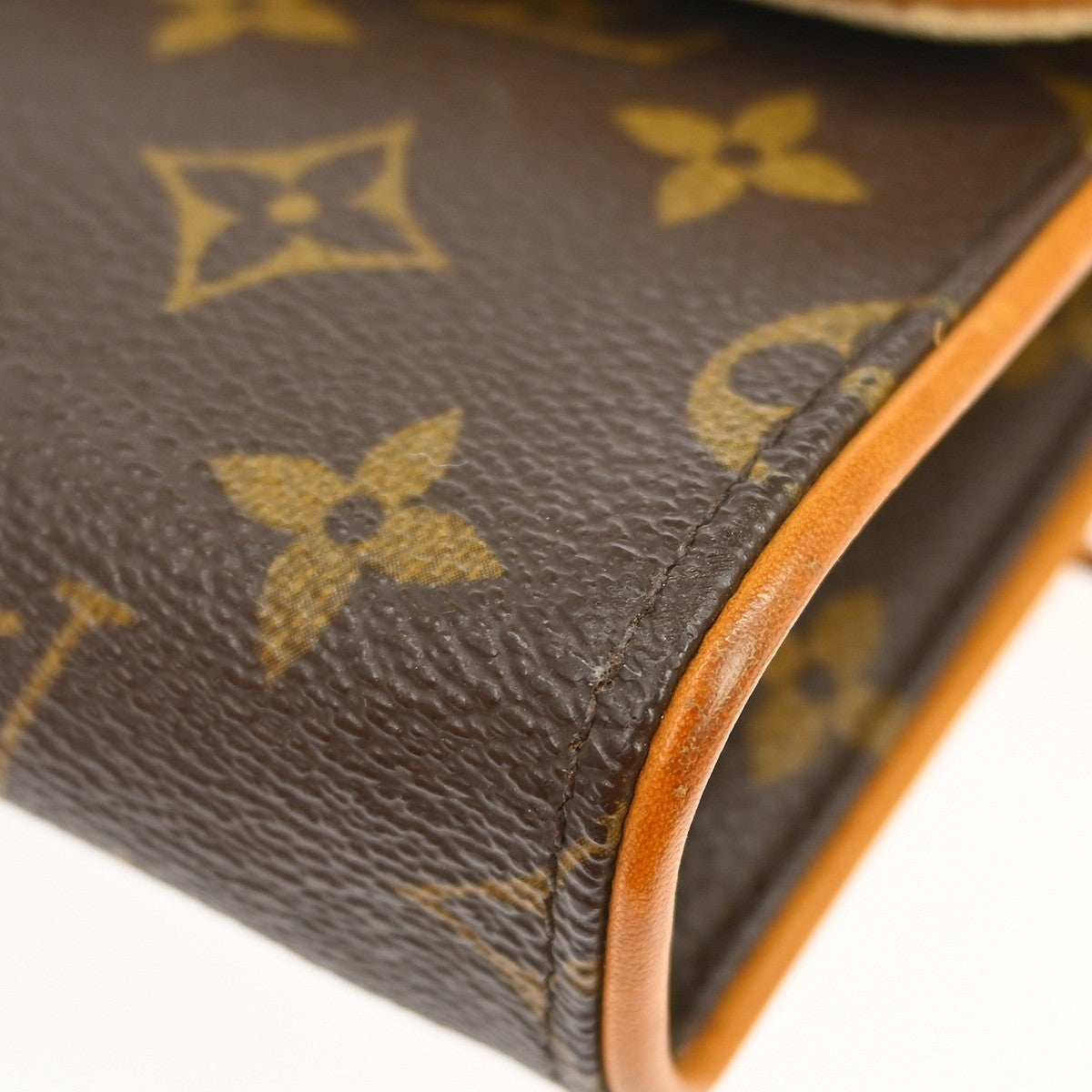 Louis Vuitton Florentine Monogram, Brown, Canvas, Clutch