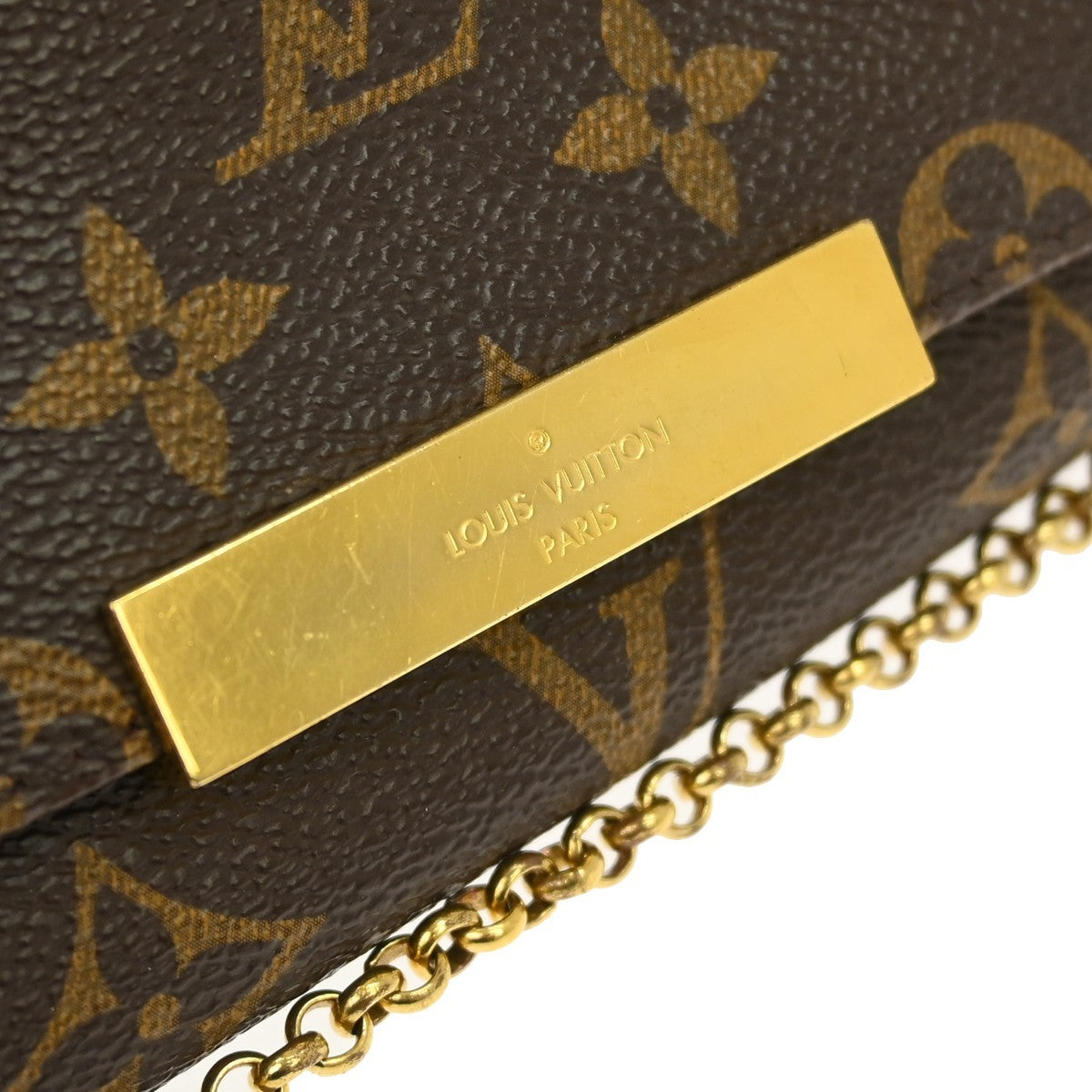 Louis Vuitton Favorite Monogram Canvas, Brown, Canvas, Crossbody Bag