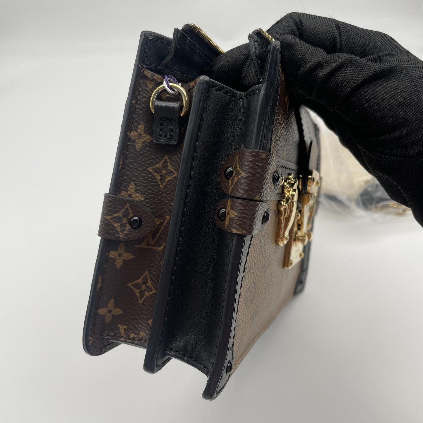 Louis Vuitton Trunk Clutch Monogram, Brown, Canvas, Clutch