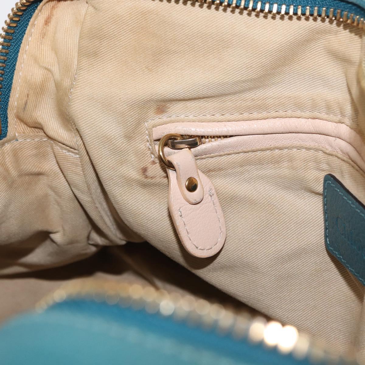 Chloe Paraty Top Handle Bag Leather, GREEN, LEATHER, Shoulder bag