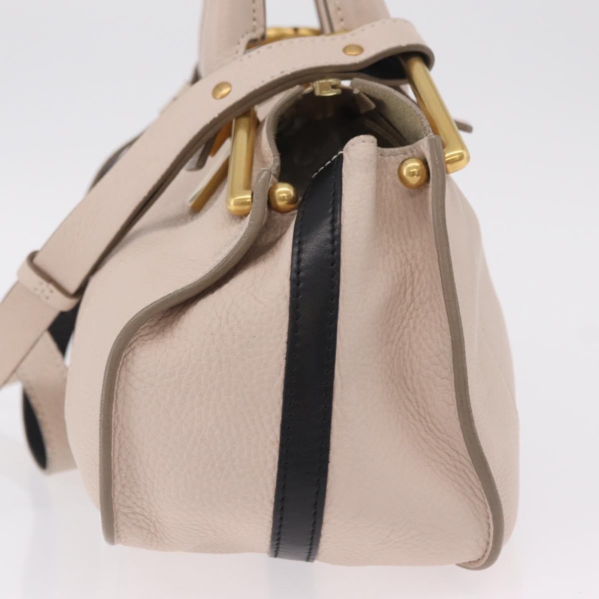 Chloe Hailey Leather, Beige, Leather, Handbag