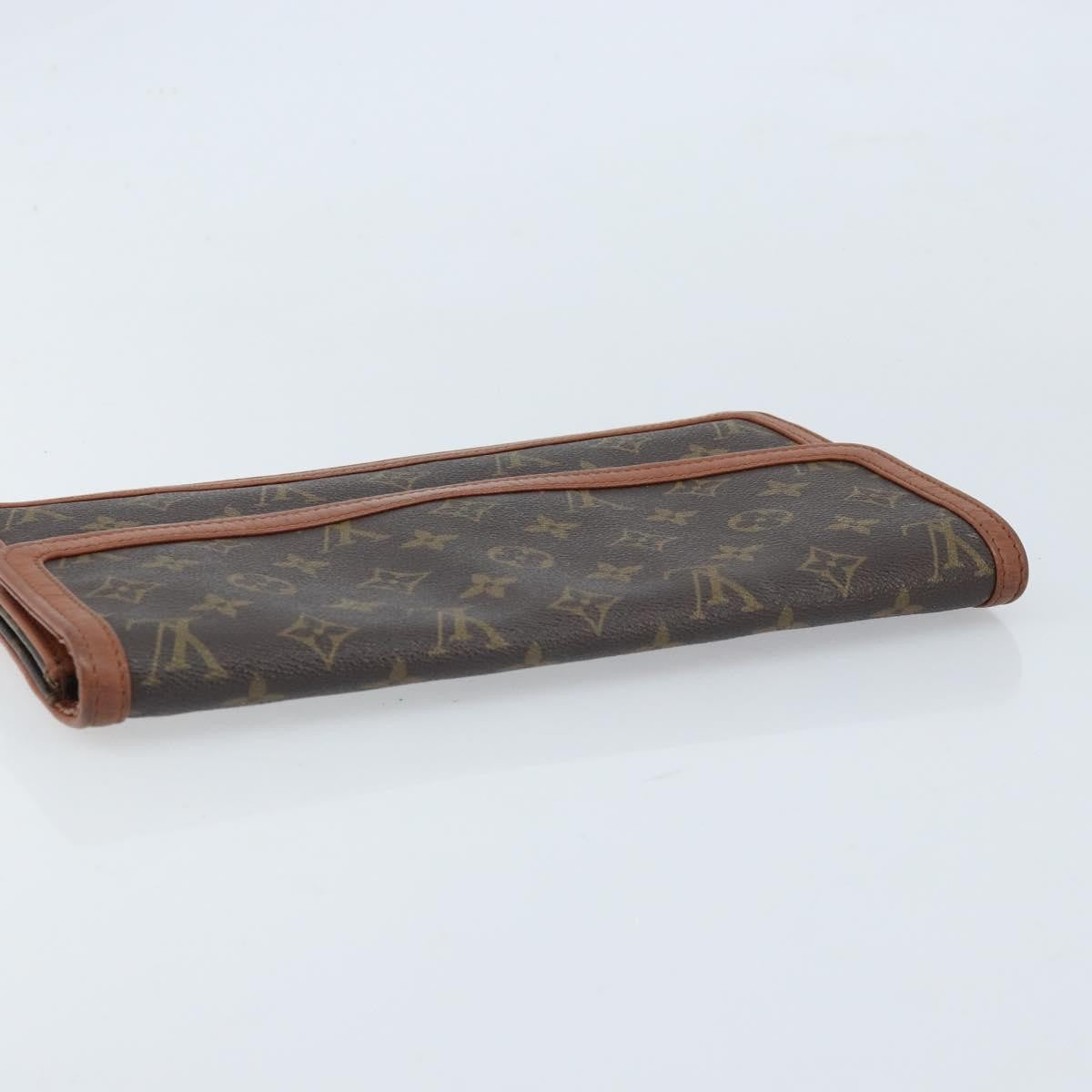 Louis Vuitton Dame Pochette Monogram Canvas, Brown, Canvas, Clutch
