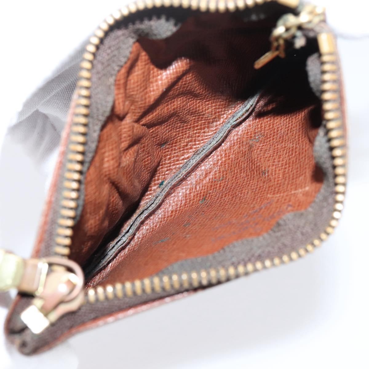 Louis Vuitton Pochette clés NM Canvas, Brown, Canvas, Wallet