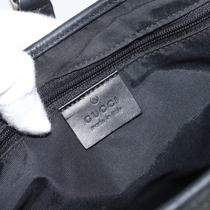 Gucci Jackie GG Canvas and Leather, Black, Canvas, Tote Bag