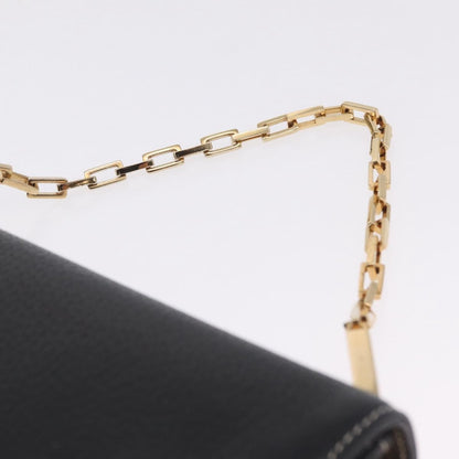 Fendi Shoulder Leather, Black, Leather, Shoulder Bag