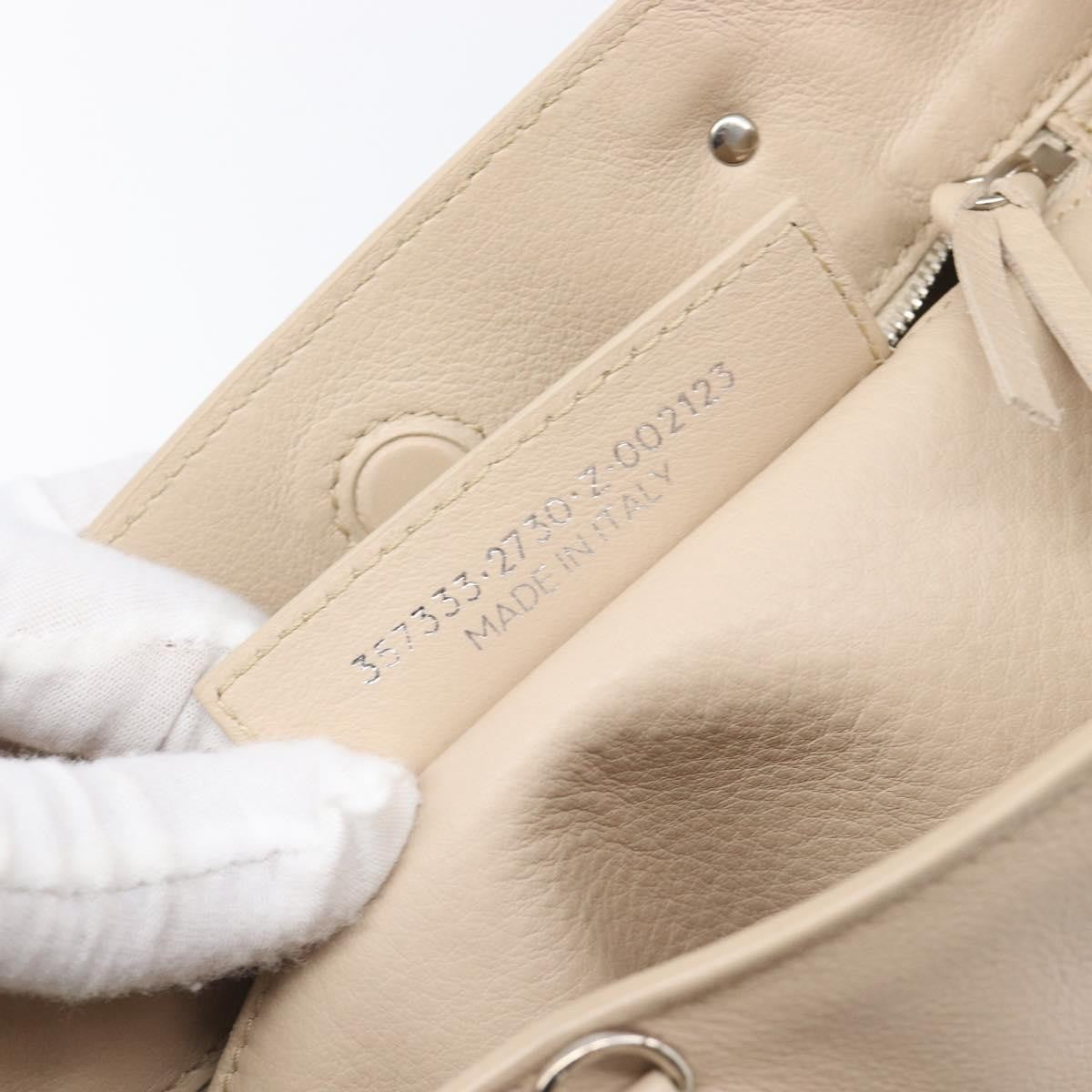 Balenciaga Papier A4 Zip Around Classic Studs Leather, Gray, Leather, Handbag