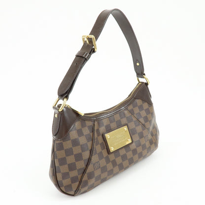 Louis Vuitton Thames Damier, Brown, Canvas, Handbag