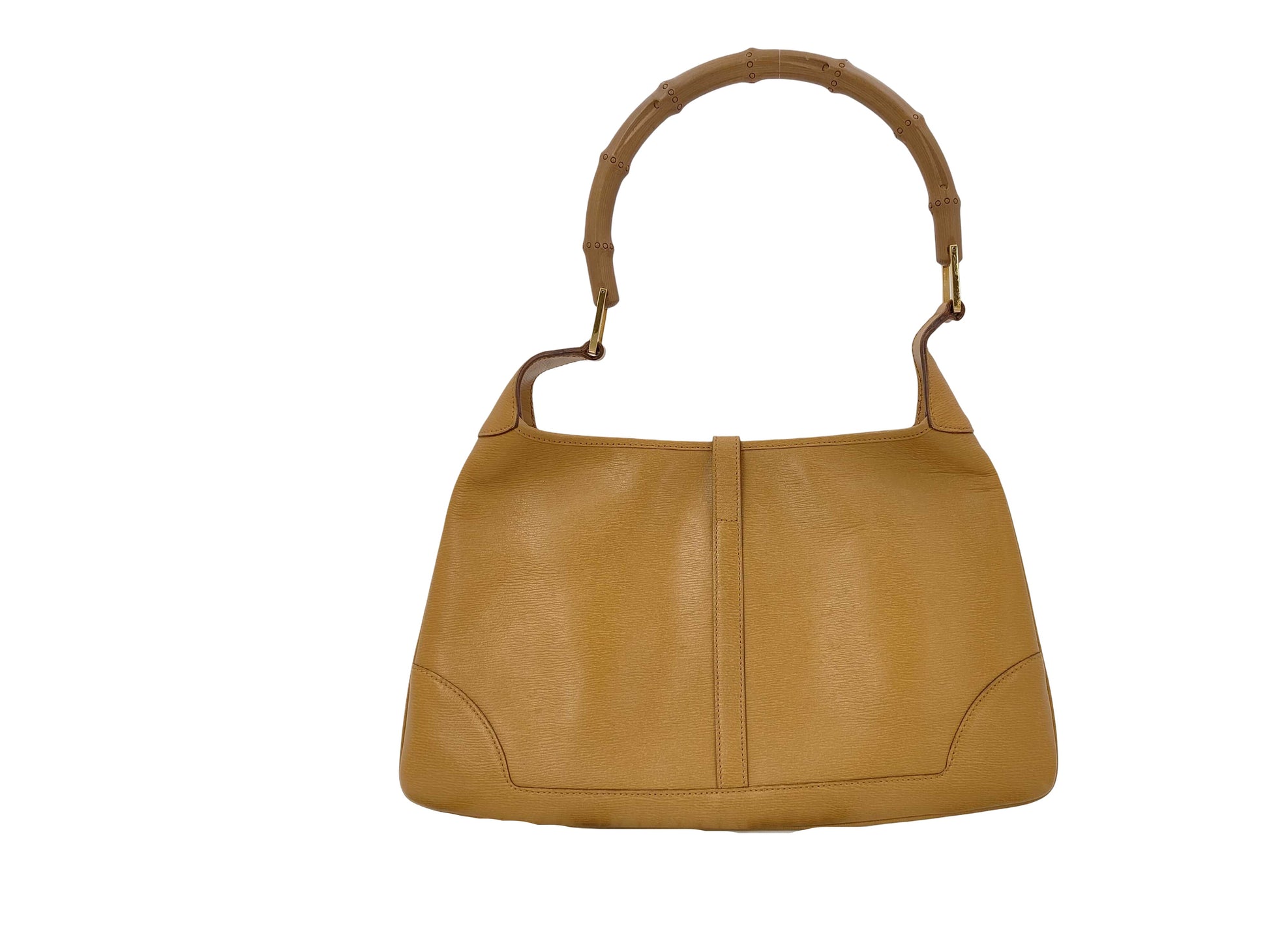 Gucci Bamboo Jackie leather, Beige, Leather, Handbag