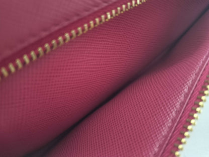 Prada Saffiano Leather, Pink, Leather, Wallet
