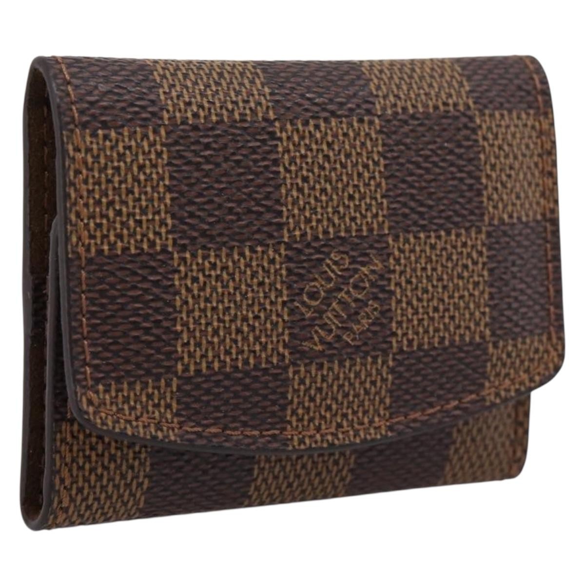 Louis Vuitton Cuff Case Monogram Damier, Brown, Canvas, Wallet
