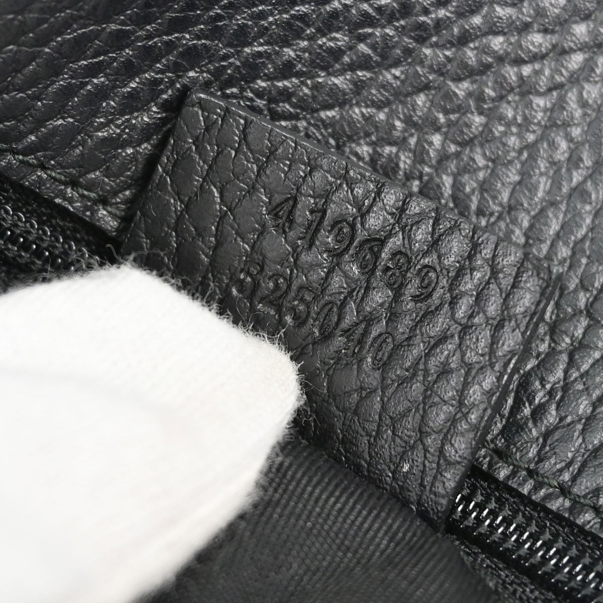Gucci Vintage Open Shoulder Bag (Outlet) GG Canvas with Leather, Black, Canvas, Shoulder Bag