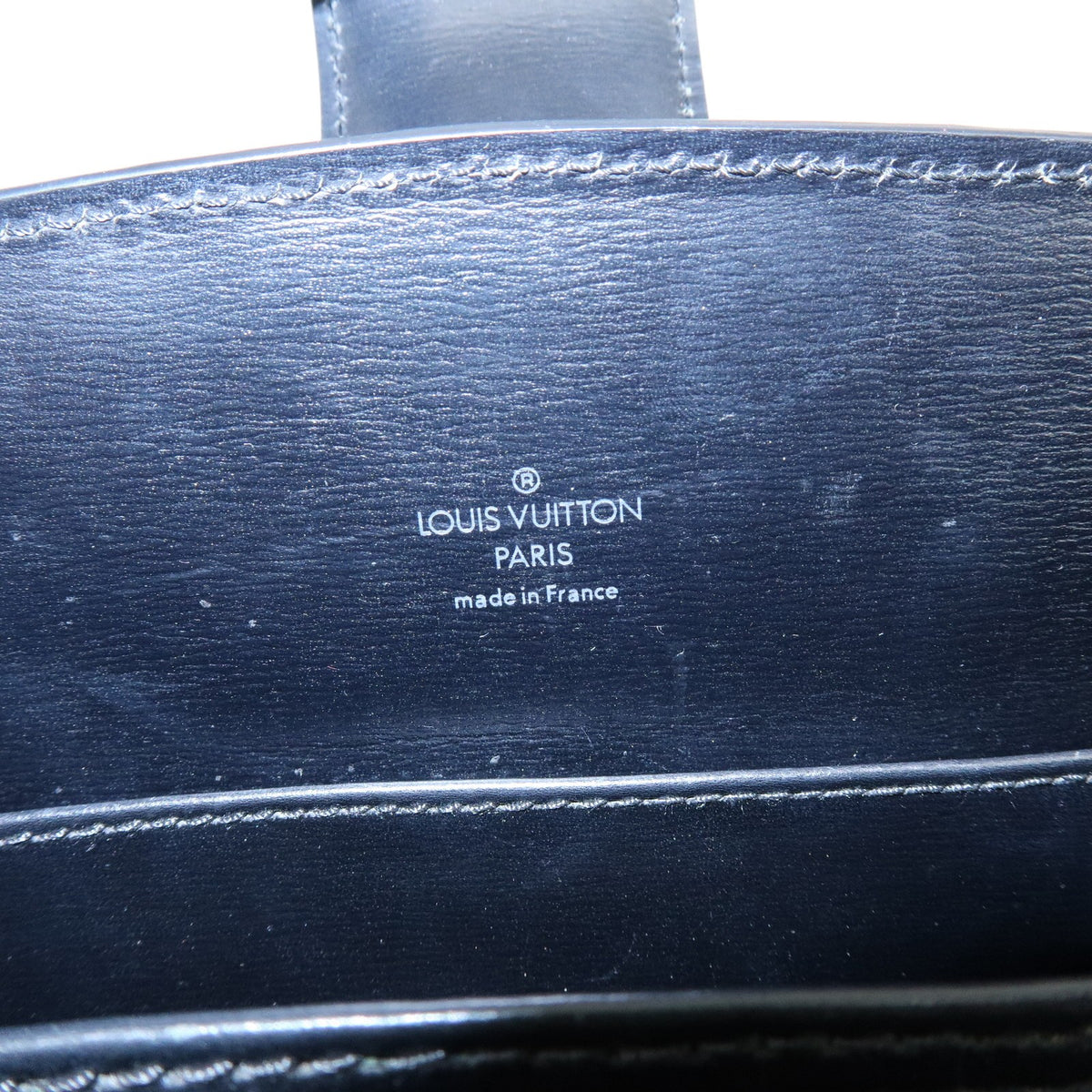 Louis Vuitton Capucines Epi Leather, Black, Leather, Handbag