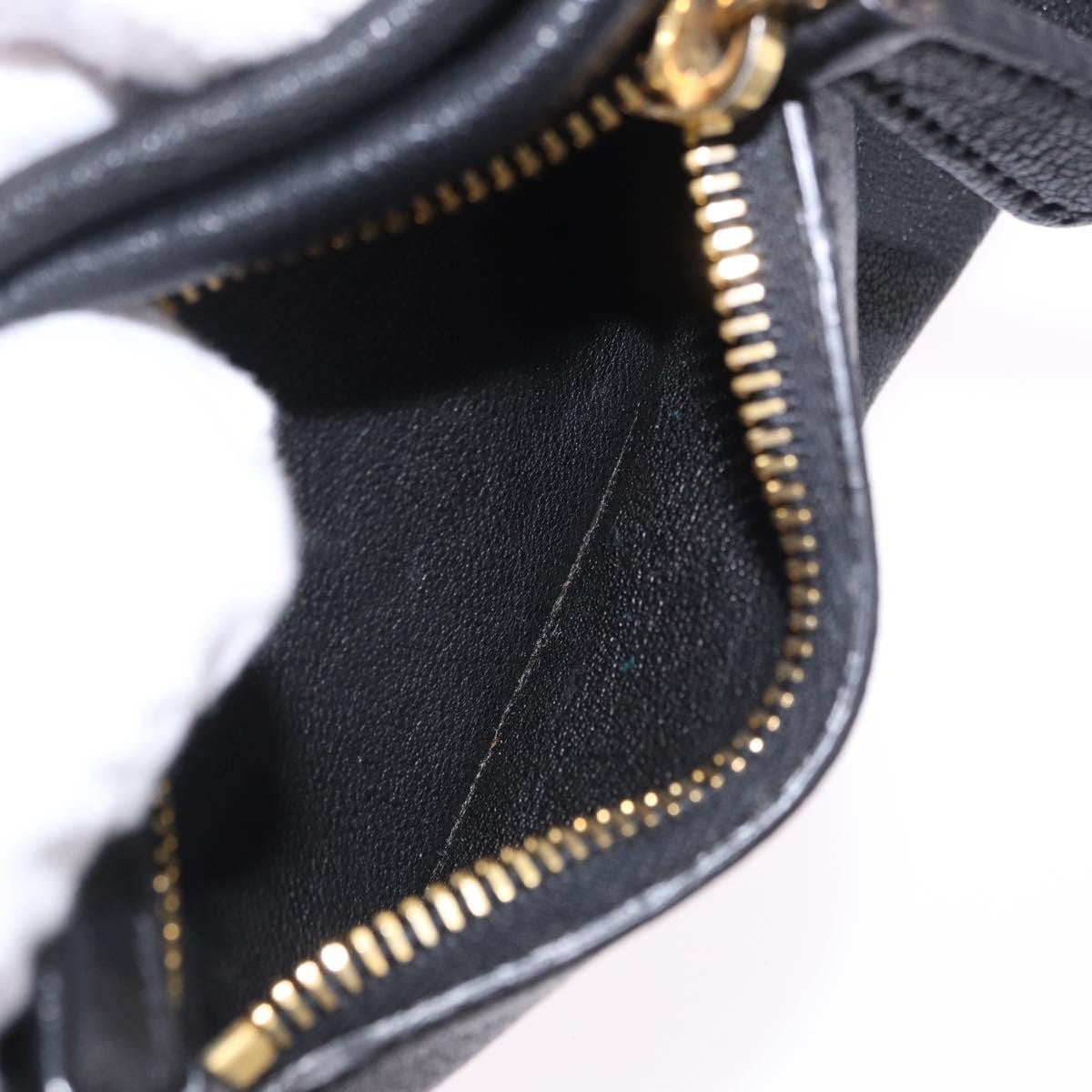 Miu Miu Zip Front Pocket Shopping Tote Leather, Black, Leather, Shoulder Bag