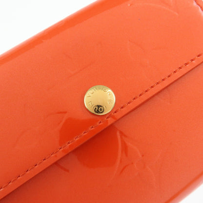 Louis Vuitton Ludlow Vernis, Orange, Leather, Wallet