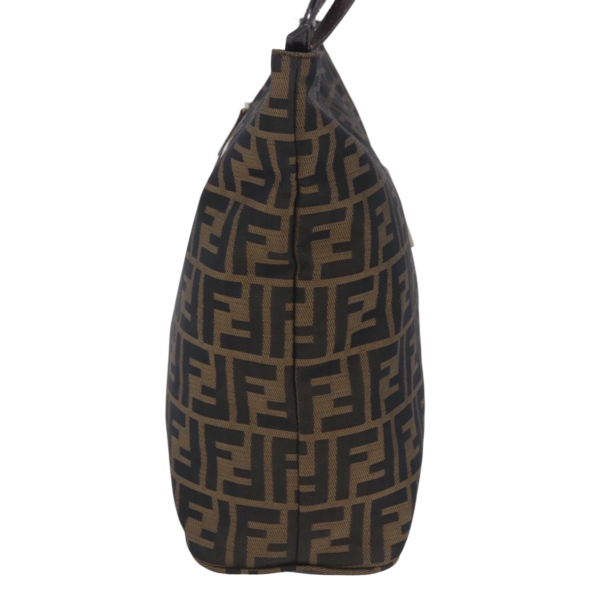 Fendi Zucca Canvas, Brown, Canvas, Tote Bag