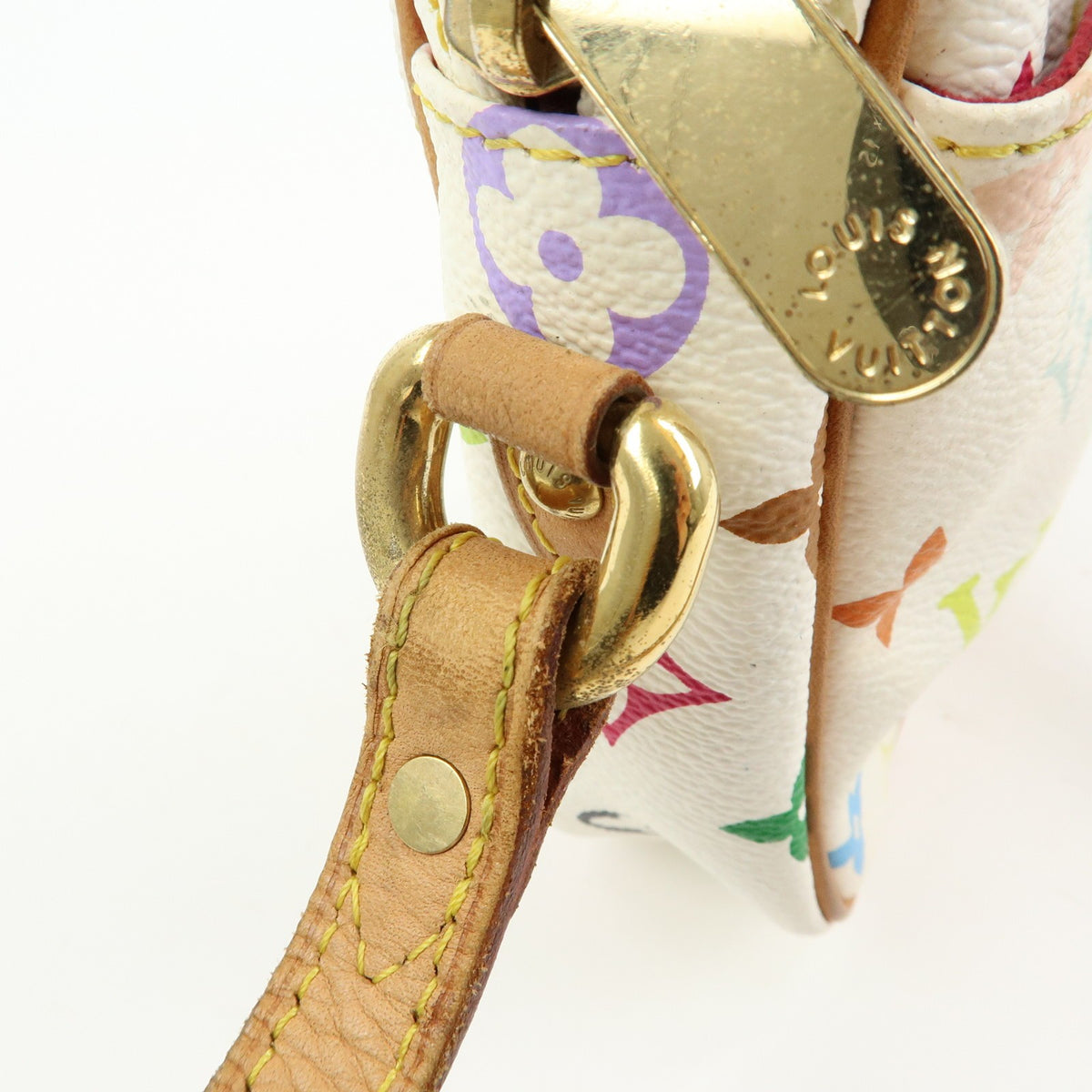 Louis Vuitton Rift Monogram Multicolor, White, Canvas, Handbag