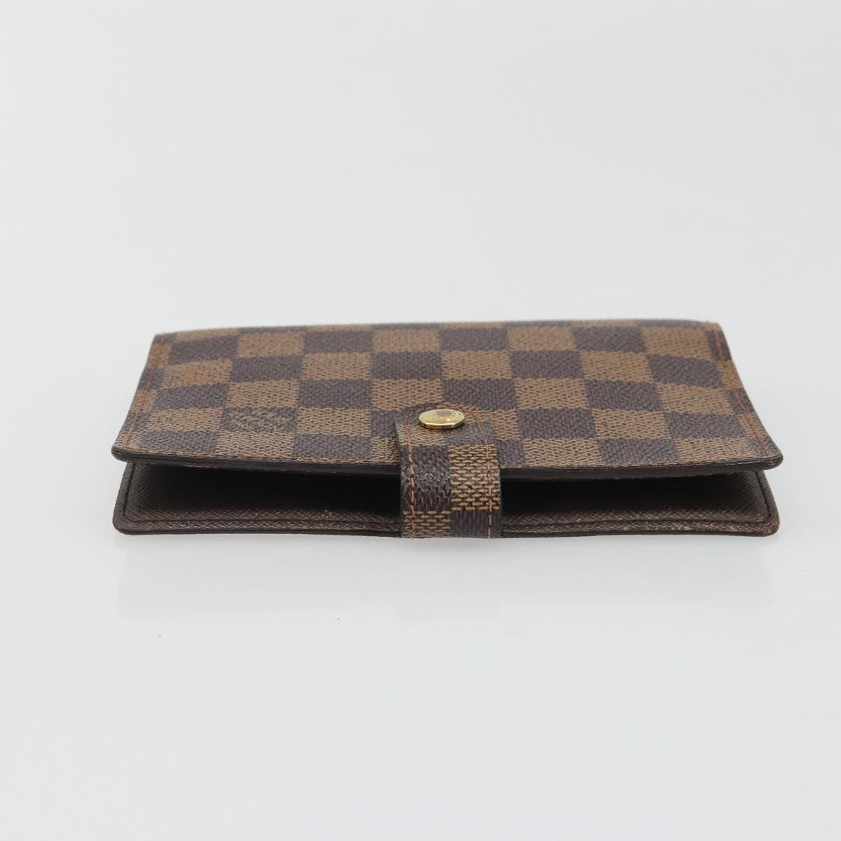 Louis Vuitton Ring Agenda Cover Damier, Brown, Canvas, Briefcase