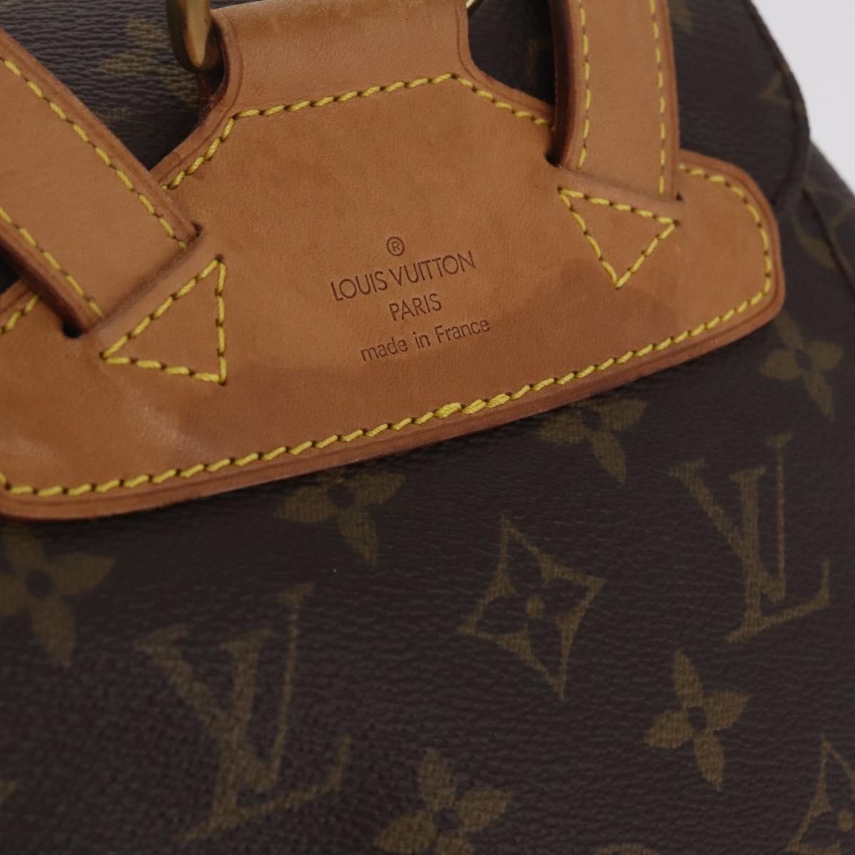 Louis Vuitton Vintage Montsouris Monogram Canvas, Brown, Canvas, Backpack