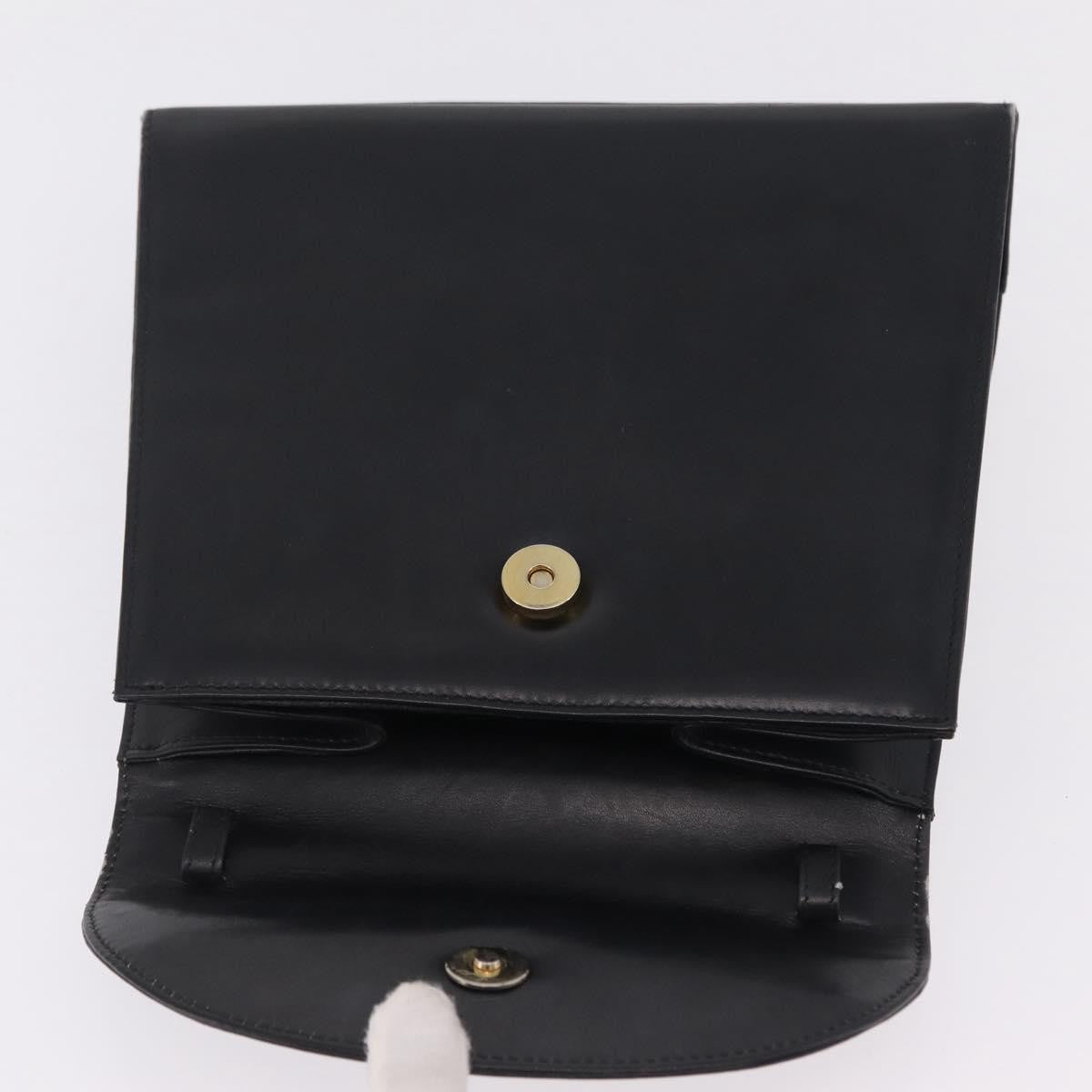 Salvatore Ferragamo Vintage Top handle Leather, Black, Leather, Handbag