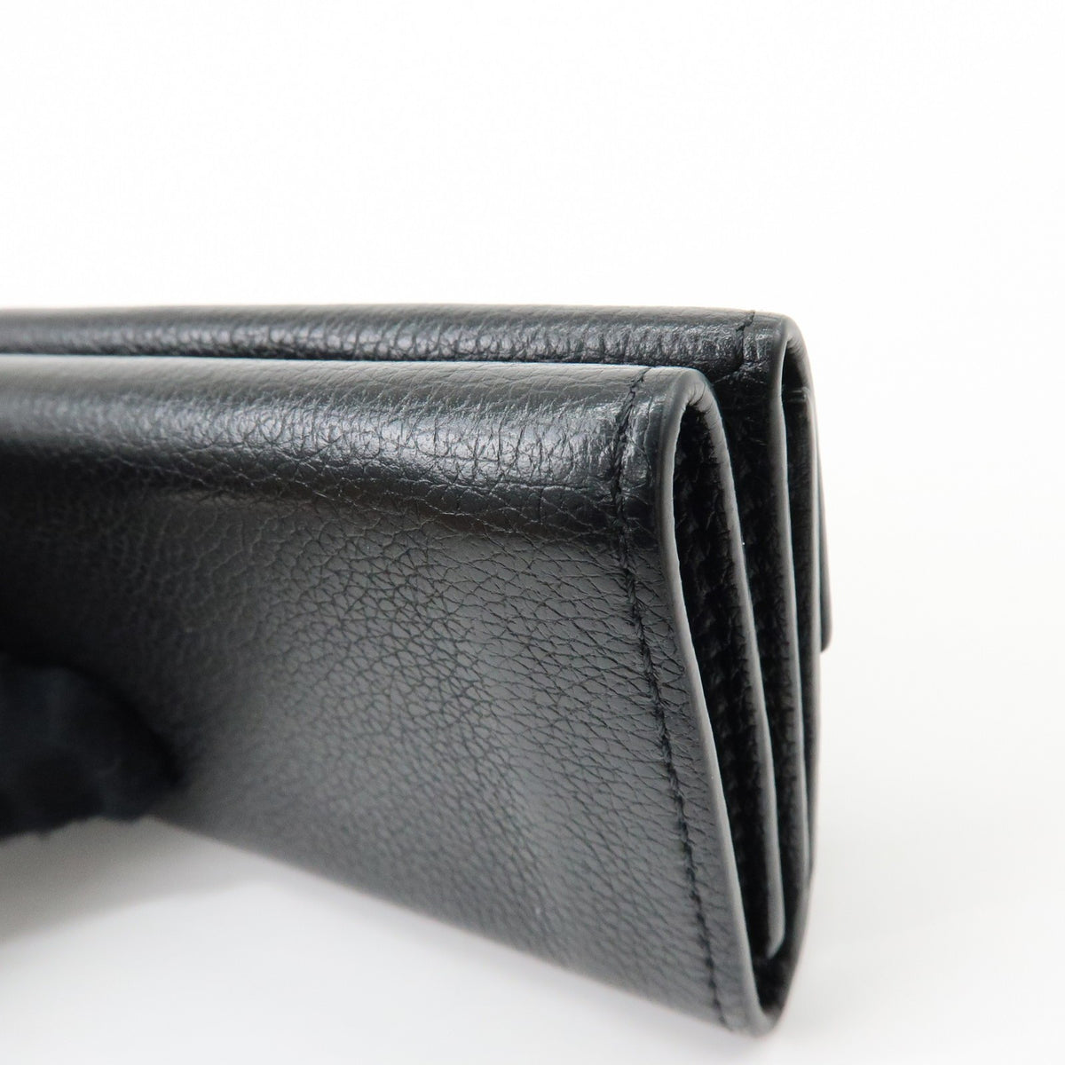 Louis Vuitton Lockmini Leather, Black, Leather, Wallet