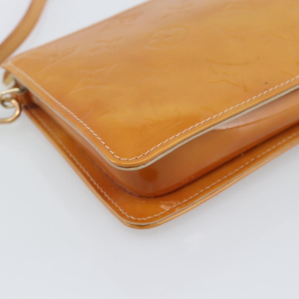Louis Vuitton Lexington Pochette Patent Leather, Beige, Patent Leather, Clutch