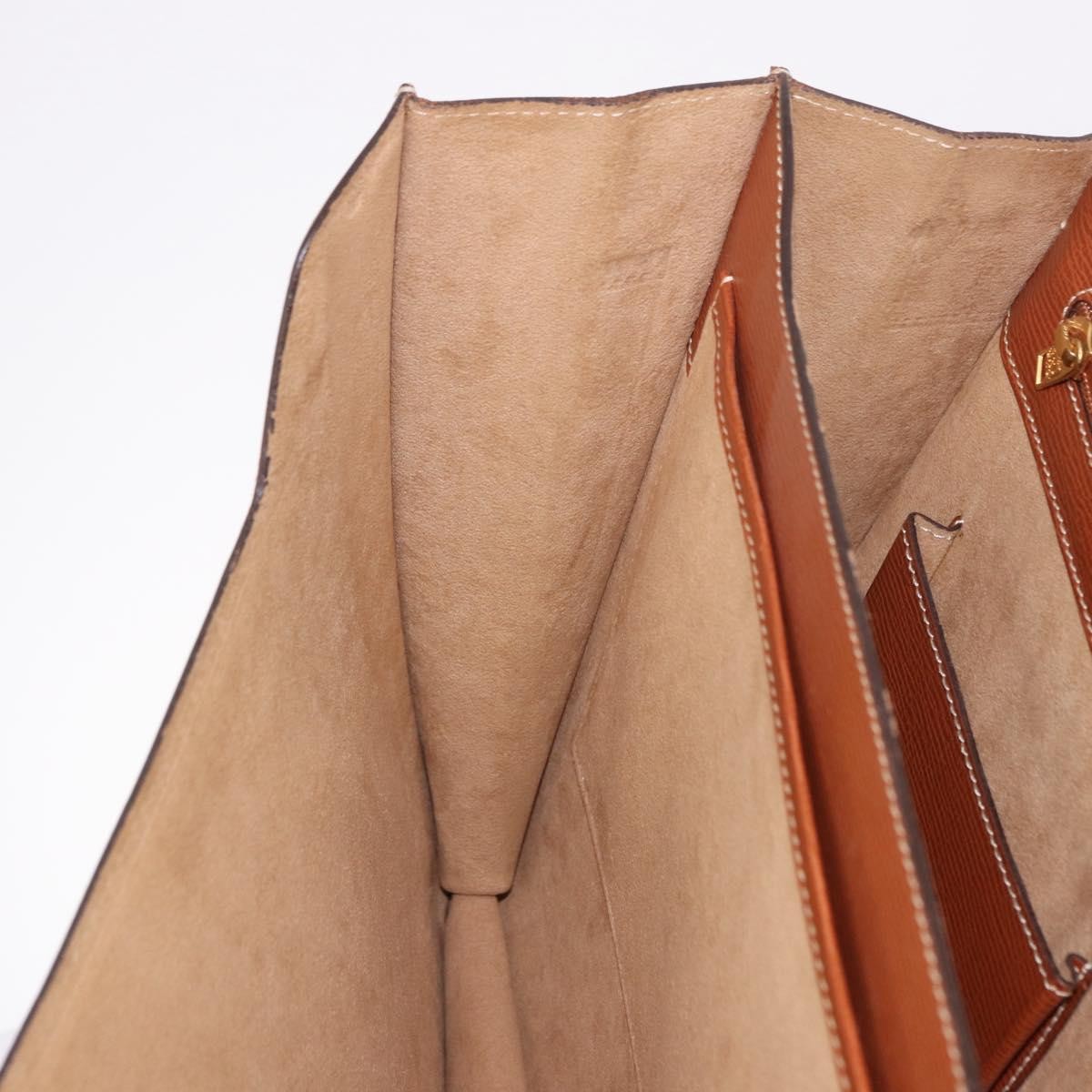 Loewe Anagram Business Leather, Brown, Leather, Briefcase